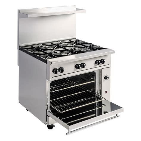 atlas 6 burner gas stove